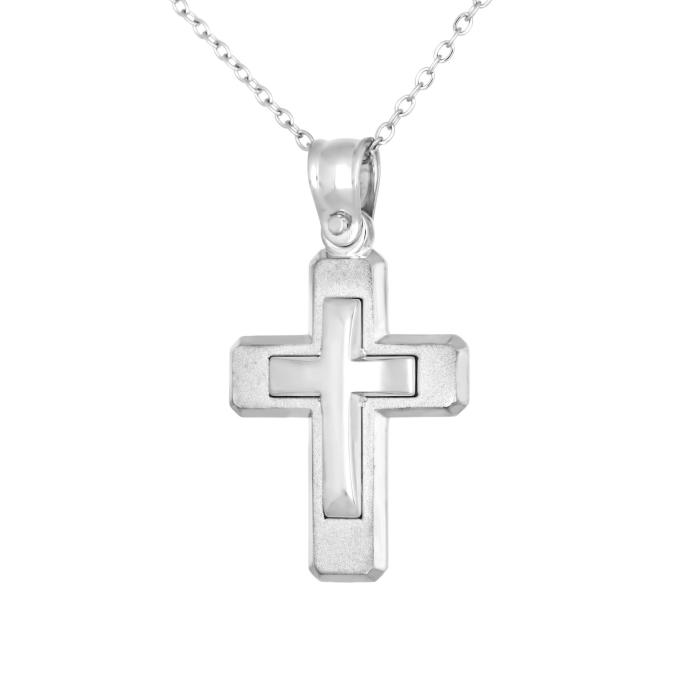 Σταυρός Βάπτισης Ασήμι 925° SKU-82965