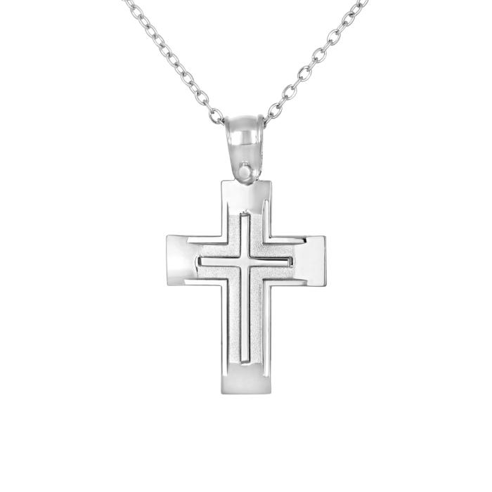 Σταυρός Βάπτισης Ασήμι 925° SKU-82969