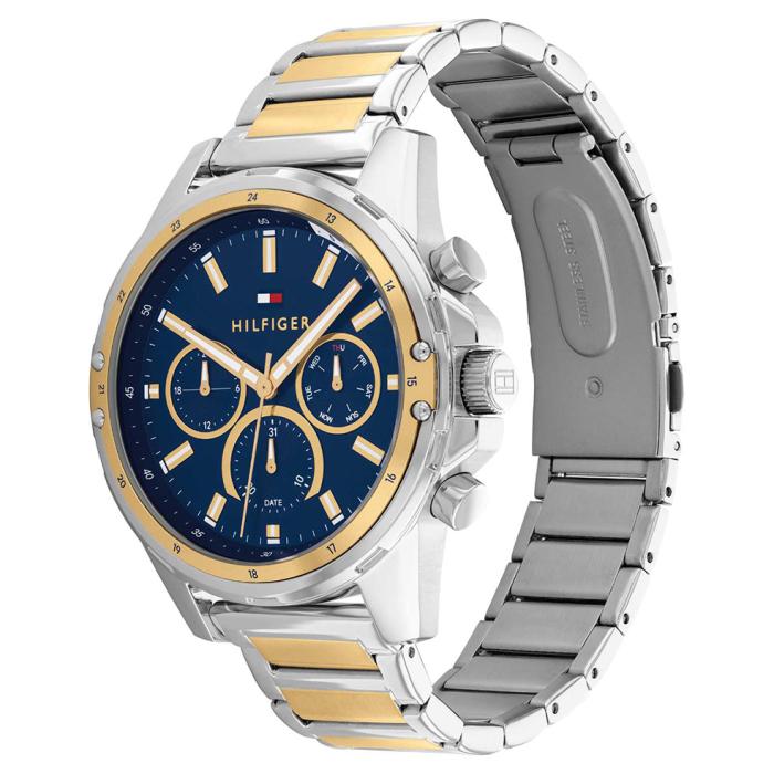 Ανδρικό Ρολόι TOMMY HILFIGER Mason με Δίχρωμο Μπρασελέ SKU-82947