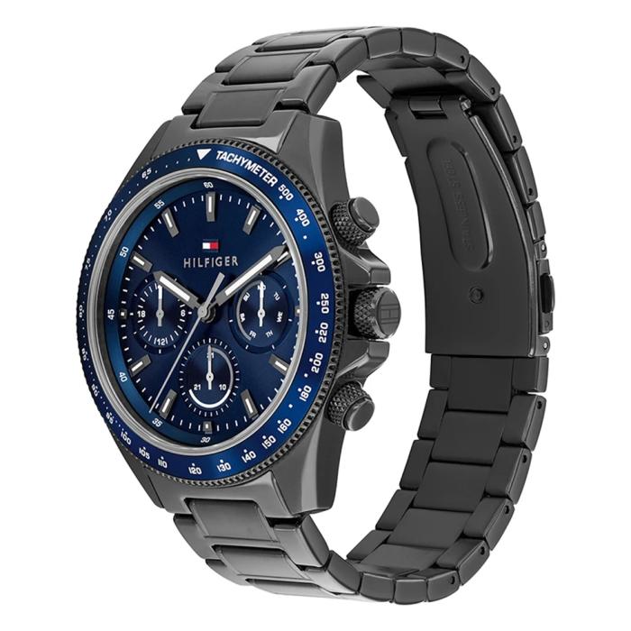 Ανδρικό Ρολόι TOMMY HILFIGER με Μπλέ Καντράν SKU-82106