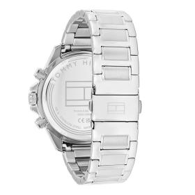 Ανδρικό Ρολόι TOMMY HILFIGER Clark με Λευκό Καντράν SKU-82108