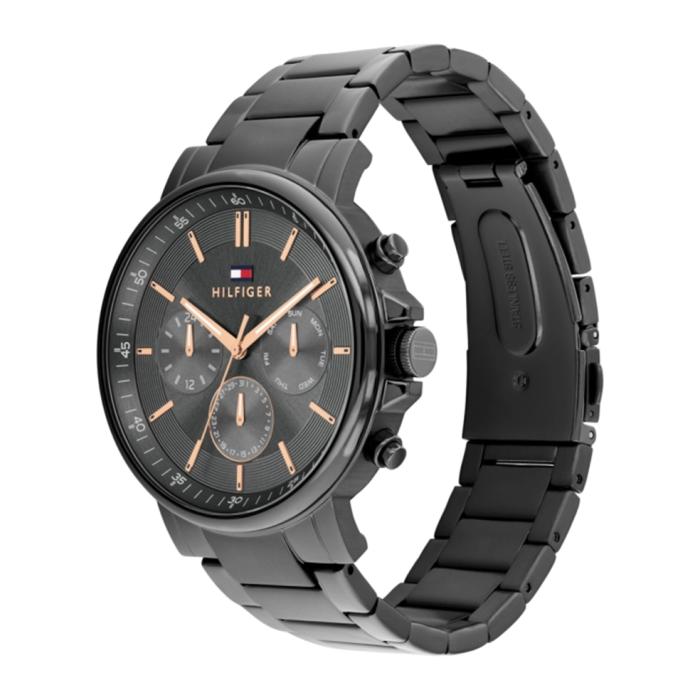 Ανδρικό Ρολόι TOMMY HILFIGER με Γκρί Καντράν SKU-82110