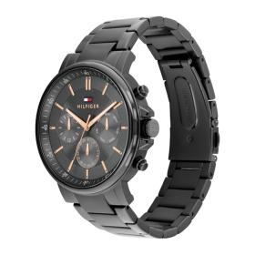 Ανδρικό Ρολόι TOMMY HILFIGER με Γκρί Καντράν SKU-82110