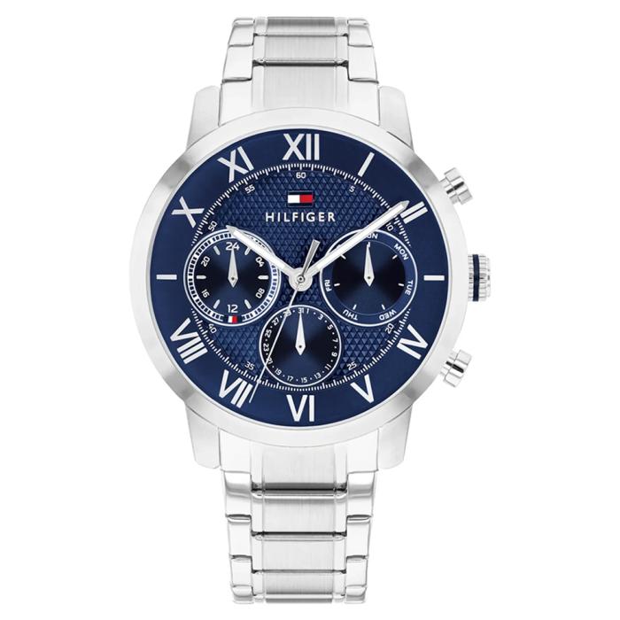 Ανδρικό Ρολόι TOMMY HILFIGER TH-Oxford με Μπλέ Καντράν SKU-82112