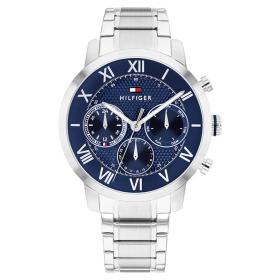 Ανδρικό Ρολόι TOMMY HILFIGER TH-Oxford με Μπλέ Καντράν SKU-82112