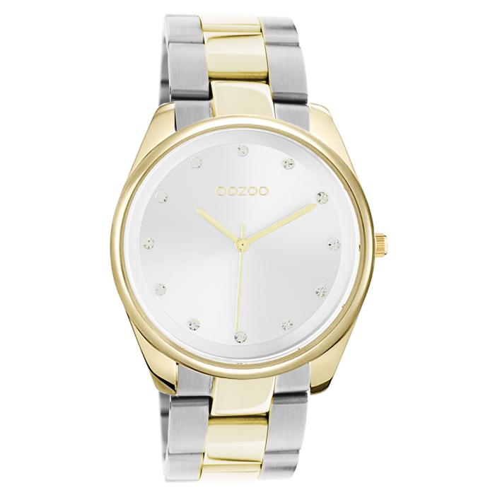Γυναικείο Ρολόι OOZOO Timepieces με Δίχρωμο Μπρασελέ SKU-82788