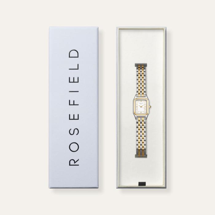 Γυναικείο Ρολόι ROSEFIELD Ivy Δίχρωμο με Λευκό Καντράν SKU-82928