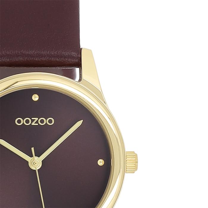 Γυναικείο Ρολόι OOZOO Timepieces με Μώβ Καντράν SKU-82932
