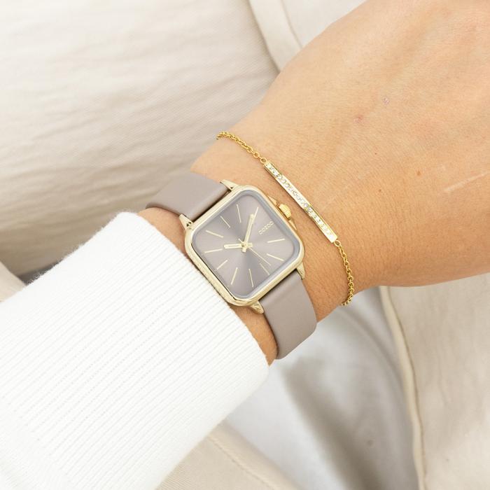 Γυναικείο Ρολόι OOZOO Timepieces με Καφέ Καντράν SKU-82933