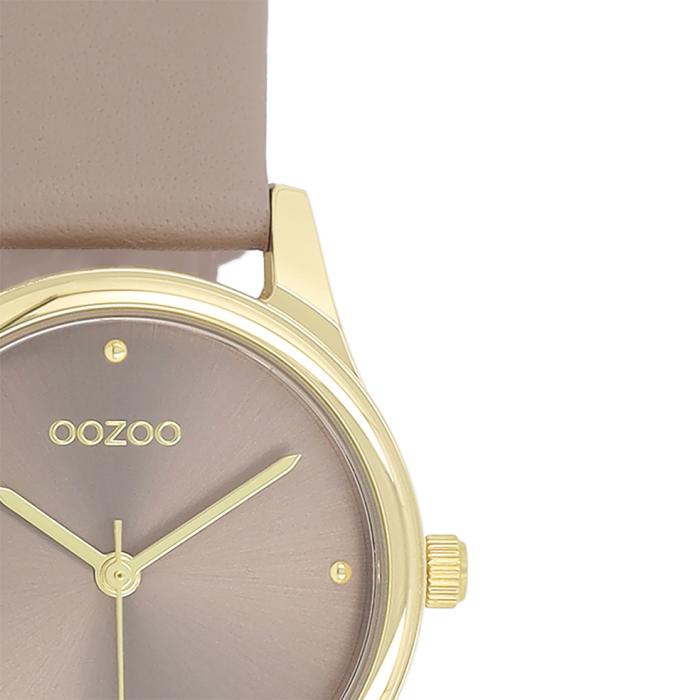 Γυναικείο Ρολόι OOZOO Timepieces με Καφέ Καντράν SKU-82936