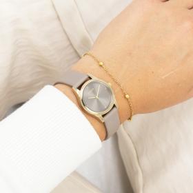 Γυναικείο Ρολόι OOZOO Timepieces με Καφέ Καντράν SKU-82936