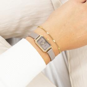 Γυναικείο Ρολόι OOZOO Vintage με Καφέ Καντράν SKU-82938