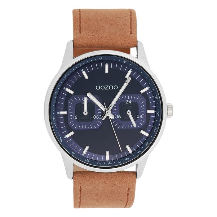 Ανδρικό Ρολόι OOZOO Timepieces με Μπλέ Καντράν SKU-82939