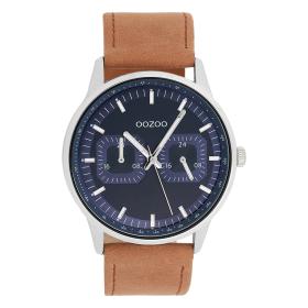 Ανδρικό Ρολόι OOZOO Timepieces με Μπλέ Καντράν SKU-82939