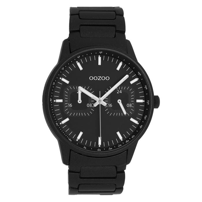 Ανδρικό Ρολόι OOZOO Timepieces με Μαύρο Καντράν SKU-82940
