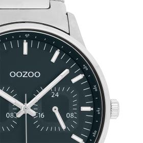Ανδρικό Ρολόι OOZOO Timepieces με Ασημί Μπρασελέ SKU-82941
