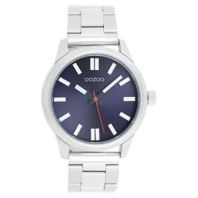 Ανδρικό Ρολόι OOZOO Timepieces με Μπλέ Καντράν SKU-82945