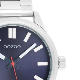 Ανδρικό Ρολόι OOZOO Timepieces με Μπλέ Καντράν SKU-82945