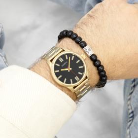 Ανδρικό Ρολόι OOZOO Timepieces Με Μαύρο Καντράν SKU-82946