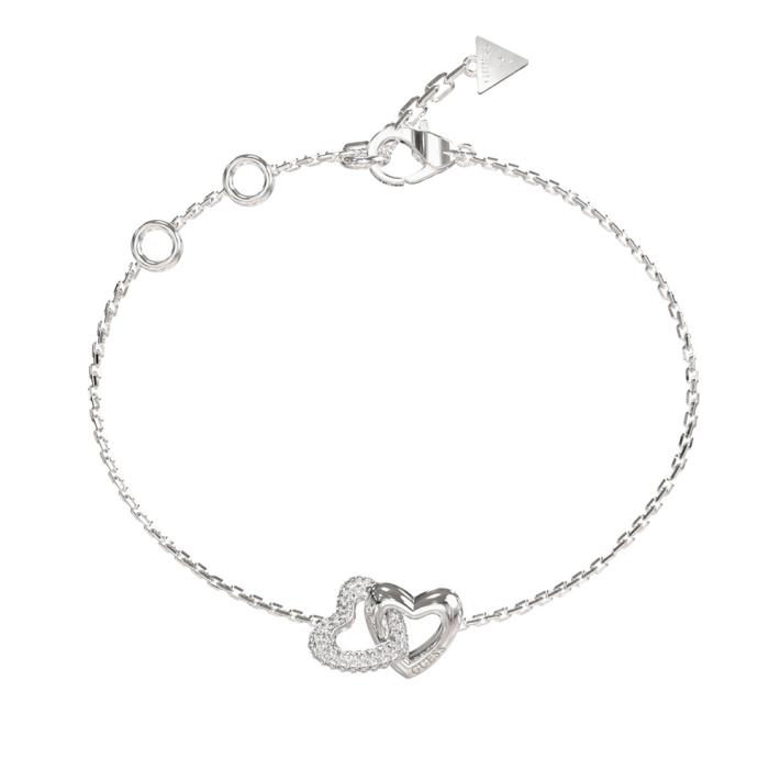 Βραχιόλι Guess Βeloved Καρδιές Ανοξείδωτο Ατσάλι & Ζιργκόν SKU-83639