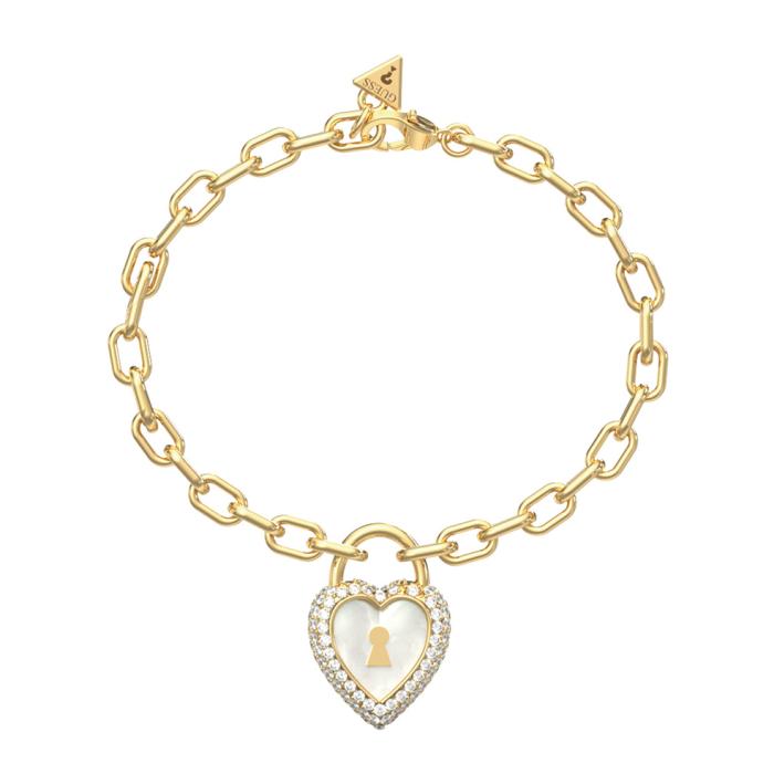 Γυναικείο Βραχιόλι GUESS Ανοξείδωτο Ατσάλι με Ζιργκόν SKU-83643