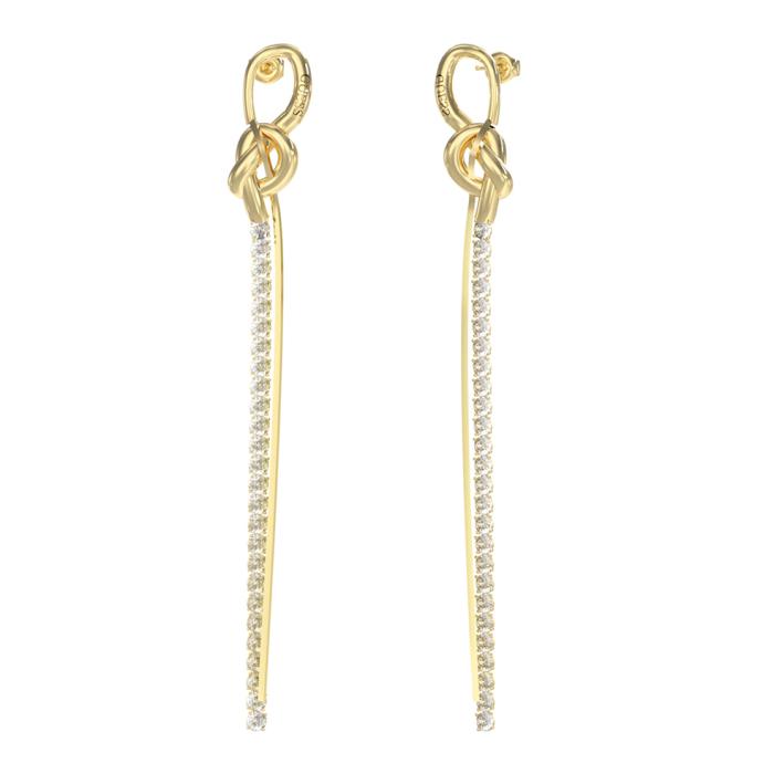 Σκουλαρίκια Guess Κρεμαστά από Ανοξείδωτο Ατσάλι με Ζιργκόν SKU-83647