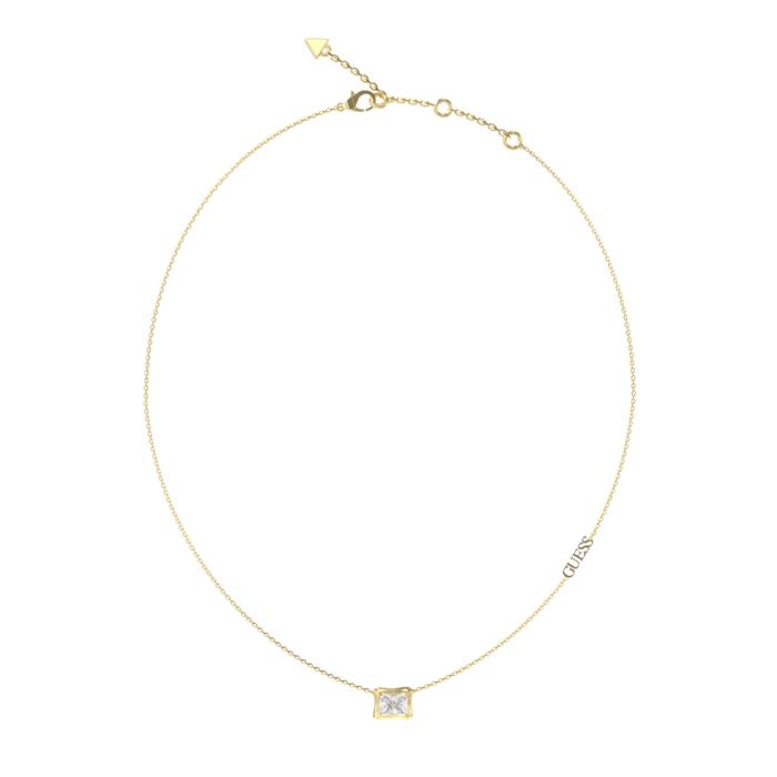 Κολιέ Guess Bamboo Ανοξείδωτο Ατσάλι & Ζιργκόν SKU-83653