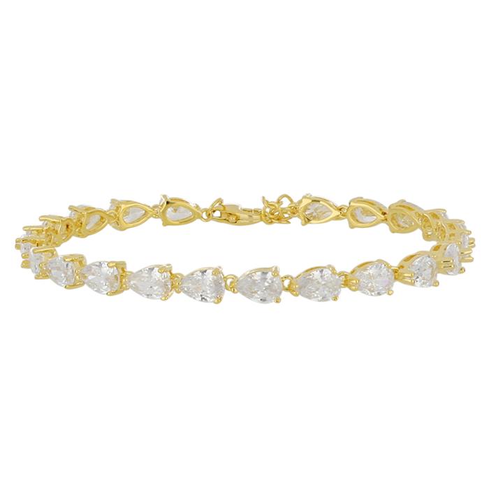 Βραχιόλι Ριβιέρα Ασήμι 925° με Λευκά Ζιργκόν SKU-83730