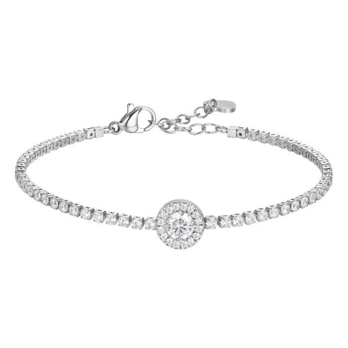 Γυναικείο Βραχιόλι LUCA BARRA με  Πέτρες Ζιργκόν SKU-83892