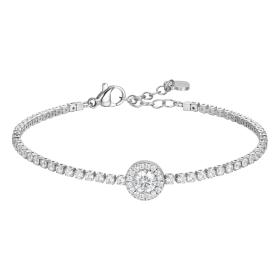 Γυναικείο Βραχιόλι LUCA BARRA με  Πέτρες Ζιργκόν SKU-83892