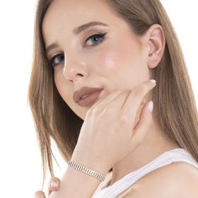 Γυναικείο Βραχιόλι Luca Barra Τριπλή Ριβιέρα με Πέτρες Ζιργκόν SKU-83912