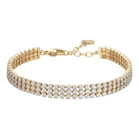 Γυναικείο Βραχιόλι Luca Barra Τριπλή Ριβιέρα με Πέτρες Ζιργκόν SKU-83912