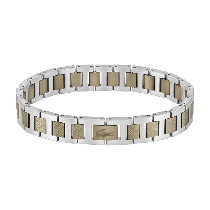 Ανδρικό Δίχρωμο Βραχιόλι LACOSTE από Ανοξείδωτο Ατσάλι SKU-83207