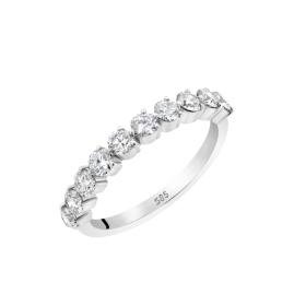 Δαχτυλίδι Σειρέ με Lab Grown Διαμάντια Λευκόχρυσος Κ14 SKU-83280