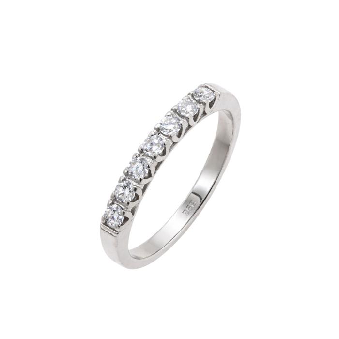 Δαχτυλίδι Σειρέ με Lab Grown Diamonds σε Λευκόχρυσο K18 SKU-83461