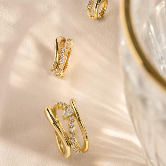 Γυναικείο Δαχτυλίδι Ania Haie Ασήμι 925° με Ζιργκόν SKU-83164