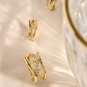 Γυναικείο Δαχτυλίδι Ania Haie Ασήμι 925° με Ζιργκόν SKU-83164