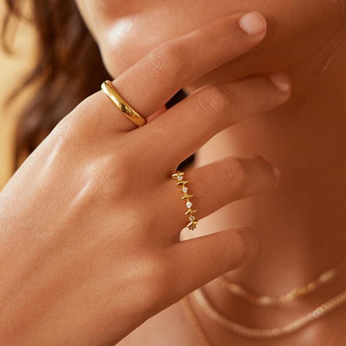 Γυναικείο Δαχτυλίδι ANIA HAIE Ασήμι 925° με Ζιργκόν