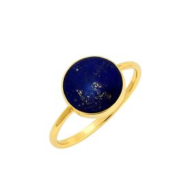 Γυναικείο Δαχτυλίδι με Lapis Lazuli Χρυσός K14 SKU-83694