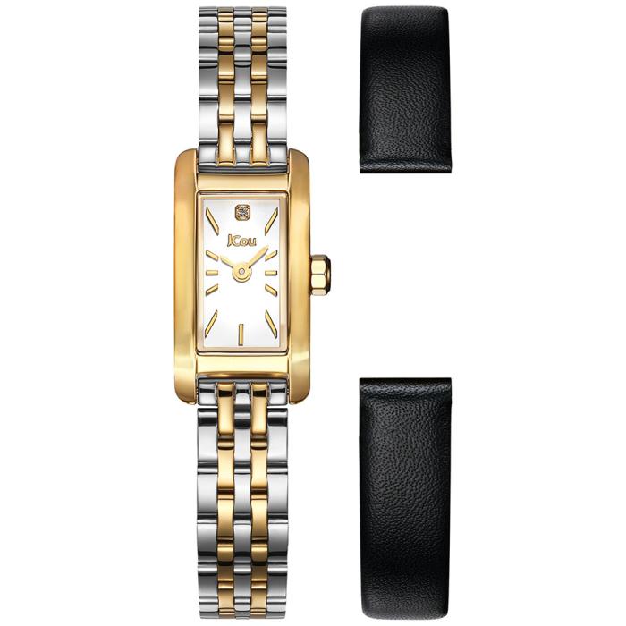 Γυναικείο Ρολόι JCOU Ariadne με Δίχρωμο Μπρασελέ SKU-83467