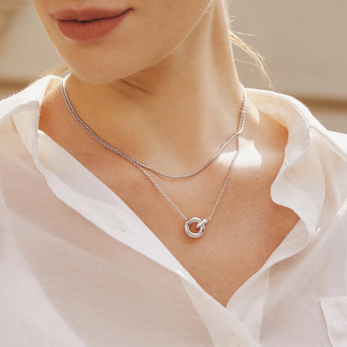 Γυναικείο Κολιέ Ania Haie Ασήμι 925° με Ζιργκόν