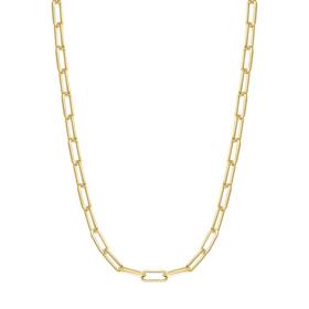 Γυναικείο Κολιέ Αλυσίδα Ania Haie Ασήμι 925° με Κίτρινο Επιχρύσωμα SKU-83099