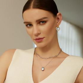 Γυναικείο Κολιέ Αλυσίδα Ania Haie Ασήμι 925° SKU-83107