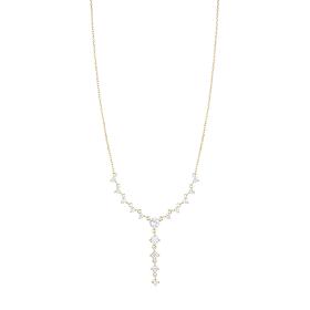 Κολιέ Ασήμι 925° με Λευκά Ζιργκόν SKU-83752