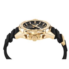 Ανδρικό Ρολόι PHILIPP PLEIN The Skull Chrono με Μαύρο Λουράκι SKU-83854