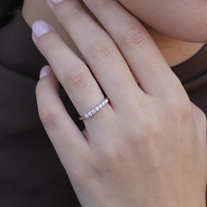 Δαχτυλίδι Σειρέ με Διαμάντια Λευκόχρυσος K18 SKU-83244