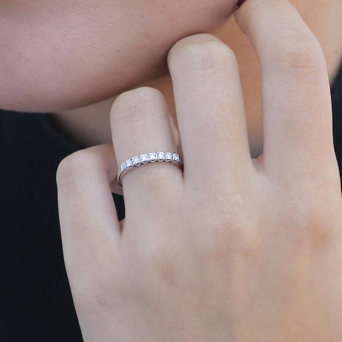 Δαχτυλίδι Σειρέ με Lab Grown Diamonds σε Λευκόχρυσο K18 SKU-83461