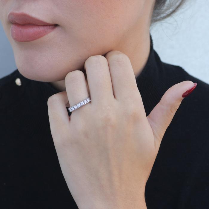 Δαχτυλίδι Σειρέ με Lab Grown Διαμάντια Λευκόχρυσος K18 SKU-83462