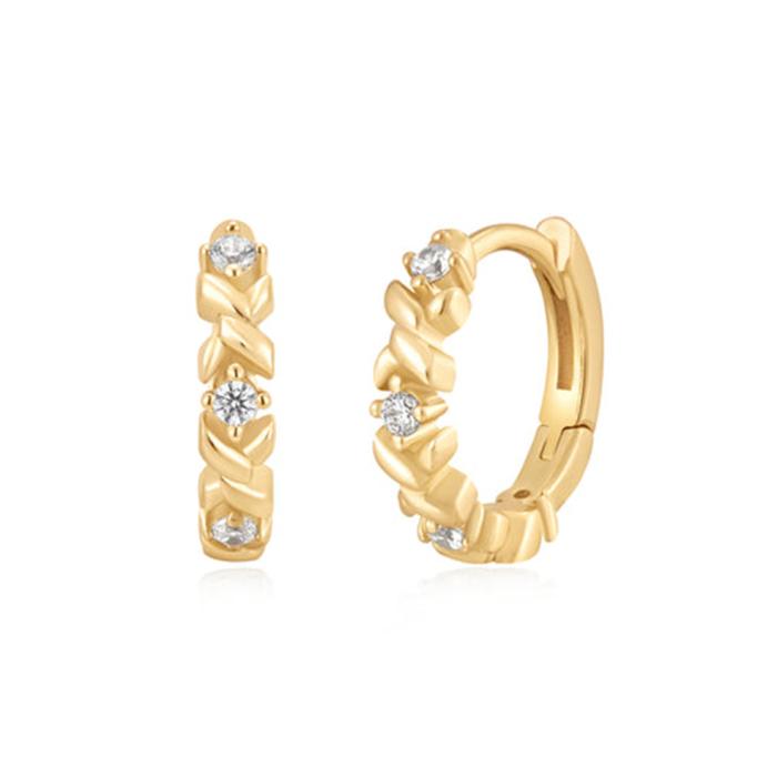 Γυναικεία Σκουλαρίκια Ania Haie Ασήμι 925° με Ζιργκόν SKU-83137