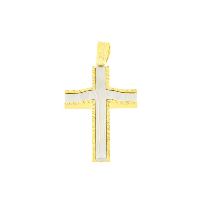 Σταυρός Βάπτισης FaCad'oro Ασήμι 925° SKU-83705